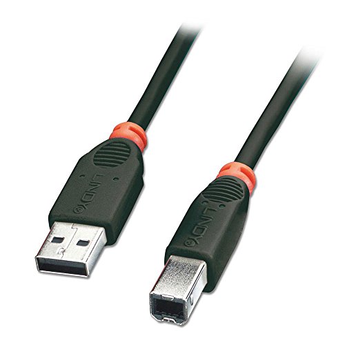 Lindy USB 2.0 Kabel A/B schwarz 3m - Kabel - Digital/Daten, 41744