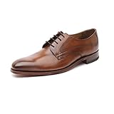Obermaterial: Leder Gordon & Bros Milan 5098-A Herrenschuhe Herren Businessschuhe, Schnürhalbschuhe, Anzugsschuhe, Derby Schuhe, Goodyear Braun (Alameda Brown), EU 43