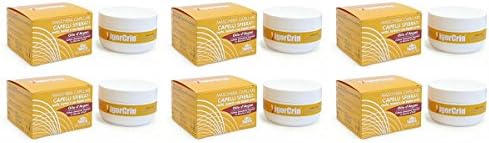 High Nature – vigorcrin Mask for Brittle, Dull Hair, 6 Packs of Hair 250 ml – For Dry, Treated with Double Tips, with Argan Oil, More Nutrition and Hydration