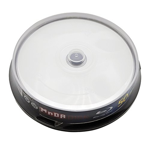 MNDA Blu Ray Discs 50 GB BD-R DL 4x Speed High Grade Bluray Dual Layer Spindle - 3