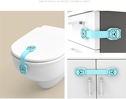 LittleDi Baby Safety Lock Child Hook Lock Drawer Toilet Door Refrigerator Lock 5PCS