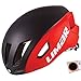 Produktbild Limar Fahrradhelm Air Speed Gr.M 53-57cm Mattschwarz rot ca 235g + Flicken