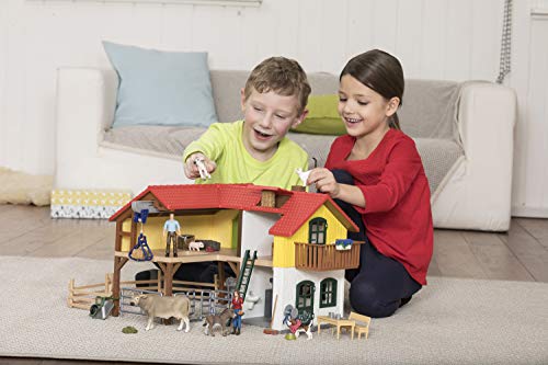 Schleich 42407 Bauernhaus mit Stall und Tieren, Bunt, Large - 7