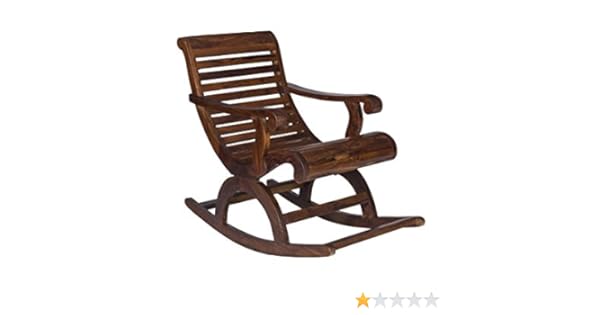 Stylla London Handmade Solid Sheesham Wood Rocking Chair