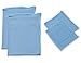 Produktbild RESPEKT Mikrofaser Glaspoliertuch (ca. 15x15cm und ca. 40x60cm) Gläserpoliertuch Fenstertuch Ultra Sonnenschein - Tuch hochglänzende und für Hochglanzoberflächen blau - Ware :: 4-teiliges Set