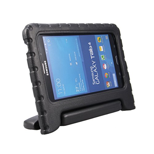 NEWSTYLE Samsung Galaxy Tab 4 7.0 Kinder Hülle Case mit umwandelbarer Handgriff Superleichte Stoßfeste Schutzhülle Tasche Cover für Samsung Tab 4 SM-T230/T231/T235 (7 Zoll) – Schwarz - 6