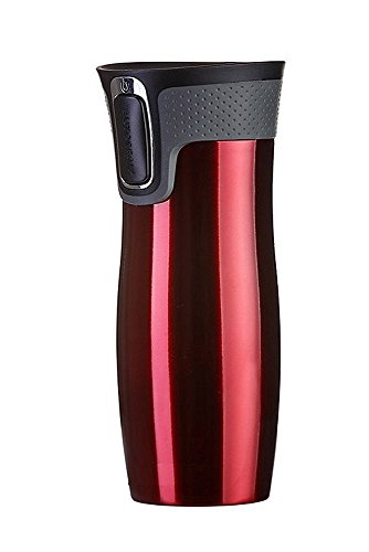 Contigo West Loop Thermobecher 2.0, mit Deckel-Verschluss, 470 ml, Rot, weitere Farben erhältlich