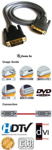 Preisvergleich Produktbild xfv05 DVI zu DVI Kabel 1 m