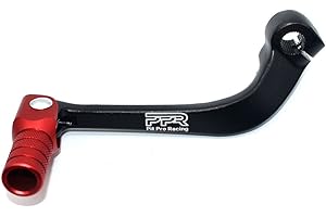 PPR PIT PRO RACING Gear Shift Lever, Rod Alloy Aluminium Gear Lever Fits for Motorcycle BSE CRF 110 Apollo TTR 125 Motorcycle 50cc 110cc 250cc Dirt Pit Bike(Black&Red)