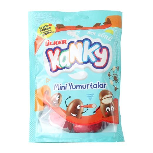 ÜLKER Kanky Mini Çikolatalı Yumurtalar, 70 Gr