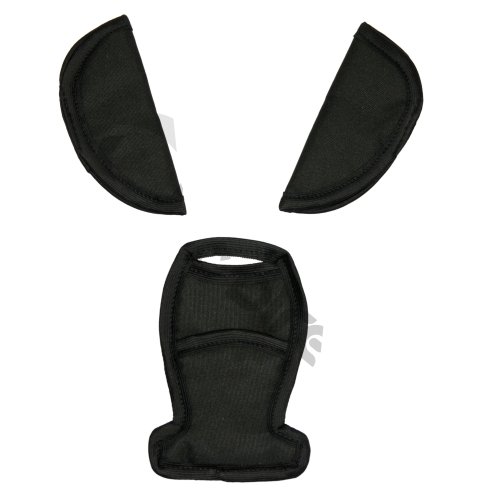 BELTS PADS SHOULDER STRAP AND CROTCH COVER fits MAXI COSI Cabriofix Cabrio car seat (black)