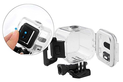 GoPro Session 5 Ersatz Tauchgehäuse, Taotree Unterwasser Wasserdicht Gehäuse Offene Skeleton Gehäuse Tasche für GoPro Session 4/5 (GoPro Tauchgehäuse) - 4