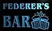 Produktbild w033027-b FEDERER Name Home Bar Pub Beer Mugs Cheers Neon Light Sign Barlicht Neonlicht Lichtwerbung
