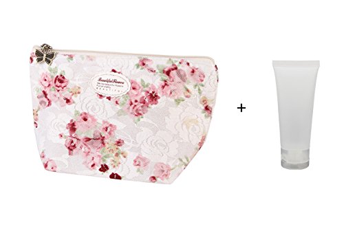 Tefamore Portable Reisen Kosmetiktasche Make-up Case Tasche Kulturbeutel waschen Organizer weiß