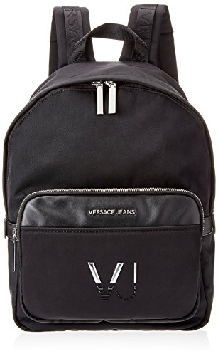 Preisvergleich Produktbild Versace Jeans Herren Logo Vj Rucksack, Nero (Nero), 20x39x27 cm