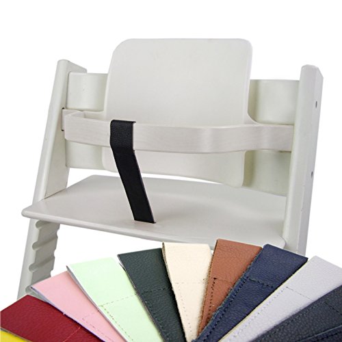 Babys-Dreams Öko ECHT Lederriemen kompatibel zu Stokke Tripp Trapp Schrittgurt Riemen Bügel