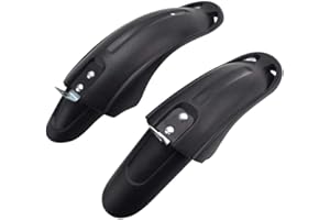 NIDONE Jeu de Garde-Boue pour vélo, Garde-Boue Universel pour vélo, Garde-Boue Avant et arrière Ajustable pour vélo d'enfant 12-20 Pouces