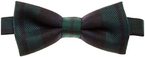 100 % Wool Black Watch Bow Tie &amp; Gift Wrap - Made in Scotland by Lochcarron