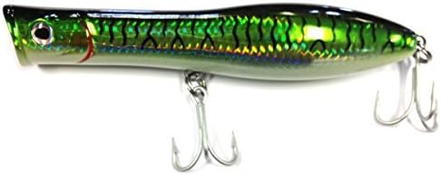 Tsunami Talkin Popper Floating Lure - All Colors/Sizes (Green Mackerel 219, TSTP7F 7) by fishermensource