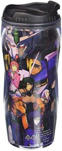 Mug - Gundam 00 - Group Tumbler w/ Lid New Licensed ge69821