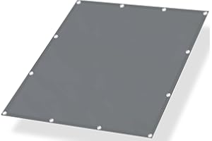 IMSGVIFO Toldo parasol impermeable con ojales, protección UV resistente a la intemperie, toldo vela para terraza, balcón, jardín de invierno, piscina, color gris oscuro, 1,5 x 1 m