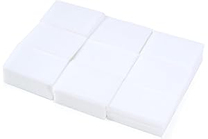 CHEERHOM Paquet de 630 Cotons pour Manucure, Cotons pour Ongles Non Pelucheux, Lingettes pour Ongles, Lingettes pour Ongles Non Pelucheuses pour Préparer et Compléter Nail Art (Blanc)