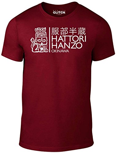 Reality GlitchMen’s Hattori Hanzo T-Shirt – Retro Movie Japanese Samurai Inspired Graphic Tee Tokyo Martial Arts – Unisex Fit, Sizes S-5XL