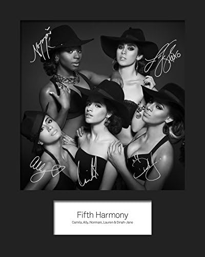 FIFTH HARMONY #2 Signed Mounted Photo 10 x 8 Print