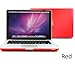 PINDIA 13 INCH MACBOOK PRO FROST MATTE SOFT RUBBERISED RED HARD CASE RS.499.00