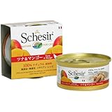 Schesir Katzenfutter Fruit Thunfisch und Mango 75 g Dose, 14er Pack (14 x 80 g)