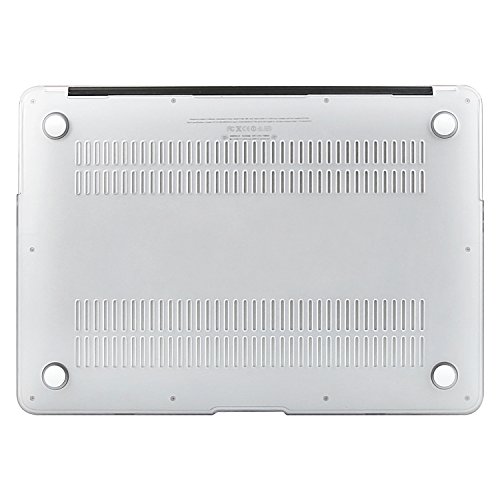MOSISO MacBook Air 13 H  lle - Ultra Slim Hochwertige Plastik Hartschale Tasche Schutzh  lle Snap Case f  r MacBook Air 13 Zoll  A1466 A1369   Frost