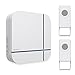 Produktbild Skaize QW912 Funk Haustürklingel Drahtlose Türglocke Set 1 Empfänger und 2 Klingeltaster (Weiß, Erweiterbar, Wetterfest, Bis 300m Reichweite)