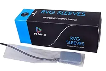 RVG SLEEVES, 1000 pcs, FOR VATECH SENSOR, SIZE B, Sensor Sleeves, sensor protective films, dental sleeves (1000)