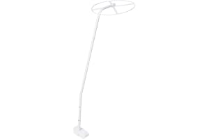JTLB Sängnät stativ justerbar på spjälsäng baldakin hållare set ställning säng nättillbehör vit för baby sova ABS-material
