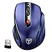 Produktbild VicTsing Mini Schnurlos Maus Wireless Mouse 2.4G 2400 DPI 6 Tasten Optische Mäuse mit USB Nano Empfänger Für PC Laptop iMac Macbook Microsoft Pro, Office Home- Dunkelblau