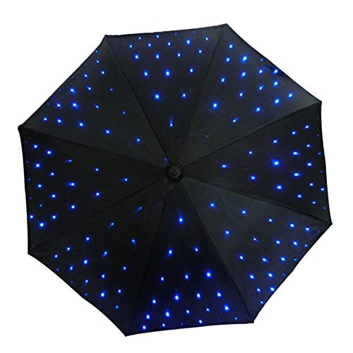 HMKLDFTY Supply LED Light   Parapluie avec Fonction Lampe de Poche Lumineux Décoratif Parapluie pour La Photographie Ou La Scène De Performance Décor