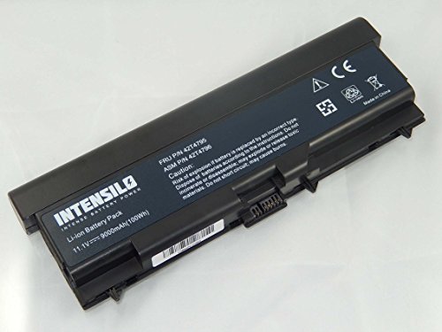 INTENSILO Li-Ion Akku 9000mAh (10.8V) für Notebook Laptop Lenovo ThinkPad T530, W510, W510 4389, W520, W530 wie 42T4795, 42T4796, 57Y4185, u.a..
