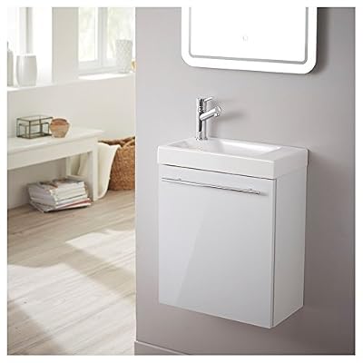 PlaneteBain Ensemble meuble avec lave main intégré Hamac