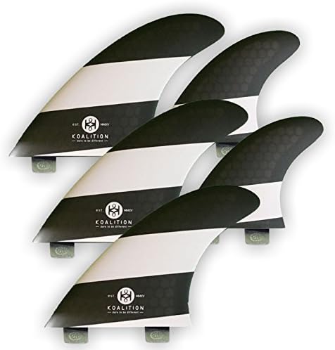 Koalition Quad-Thruster Surfboard Fins Set - FCS