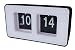 Produktbild Flip Clock Klappzahlenuhr Retro Nostalgie Design Uhr XXL Anzeige Farbwahl (Schwarz)