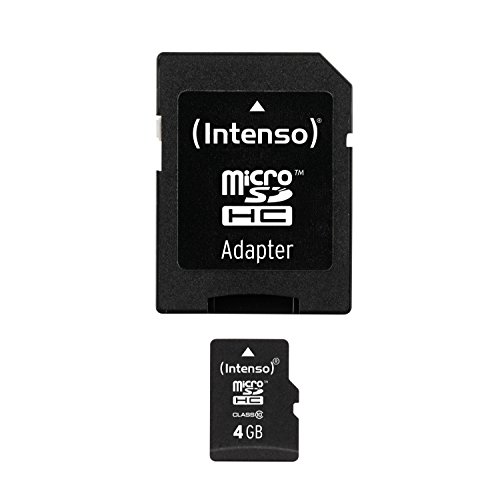 Intenso Micro SDHC 4GB Class 10 Speicherkarte inkl. SD-Adapter schwarz - 3