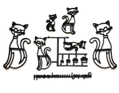 Patchwork CuttersCats Set - Sugarcraft Cutter