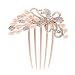 Generic Women Comb Crystal Pearl Hairclip Vintage Hair Accessories for Bridal Headdress RS.305.00