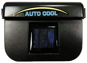aarav Solar Power Car Auto Cool Air Vent with Rubber Stripping Car Ventilation Fan