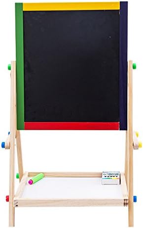 LUOER Magnetic Recording Plate Small Blackboard Message Board Sign Wood Frame For Home &amp; Office