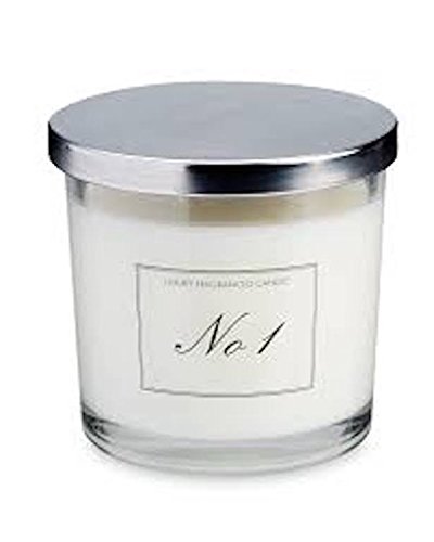NO 1 2 WICK CANDLE LIME BASIL & MANDARIN IN GLASS JAR WITH LID 300G