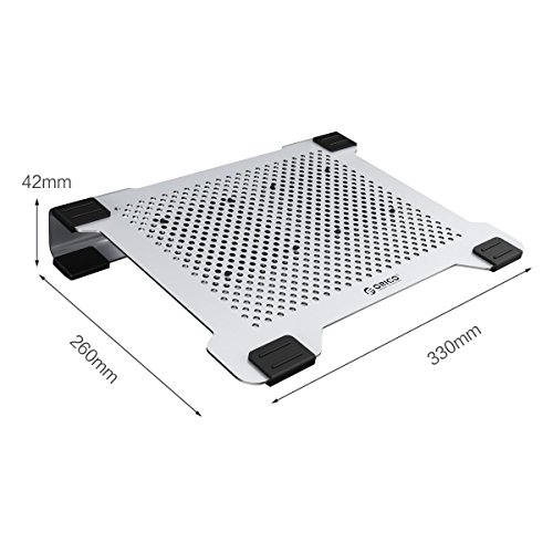 Orico Aluminium Laptop Kühler Stand mit 2 abnehmbare Lüfter – Passend für Laptops Größe 11 – 15 Zoll (NA15-SV) - 7