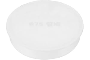 PATIKIL 70mm OD Tubería Agujero Tapones, 1 Paquete Redondo Cercado Poste Tubería Inserción Cubierta Tubería Extremo Tapa para Tubería Protección, Blanco