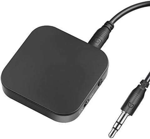 Bluetooth Transmitter and Receiver 2-in-1 and wireless 3.5mm Bluetooth Audio Adapter with Apt-X Low Latency for TV/Speaker/Home Stereo System