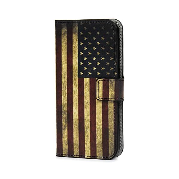 Vogu'SaNa A40 Handyhülle Kompatible für Samsung Galaxy A40 Hülle PU Leder Tasche Wallet Case Flip Cover Malen Muster Flipcase Schutzhülle Handytasche Skin Ständer Klapphülle Schale Bumper Mädchen – Bild 3